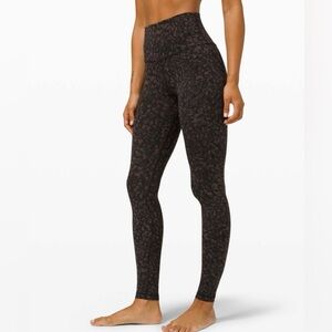 LULULEMON Wild Thing Camo Brown Earth Multi 30